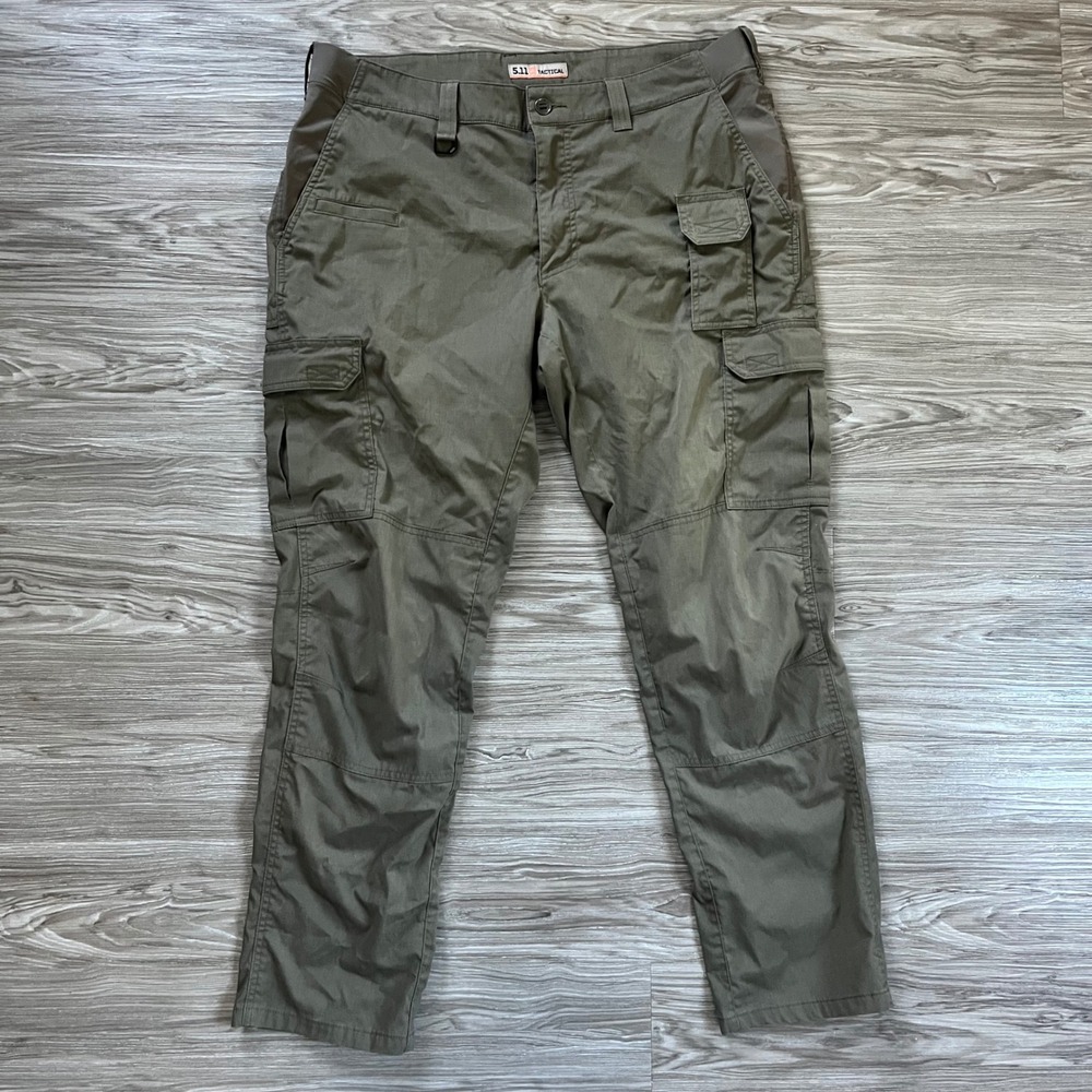 5.11 Tactical Stryke Cargo Pants Mens 38x32 Ranger Green Ripstop 74512-186